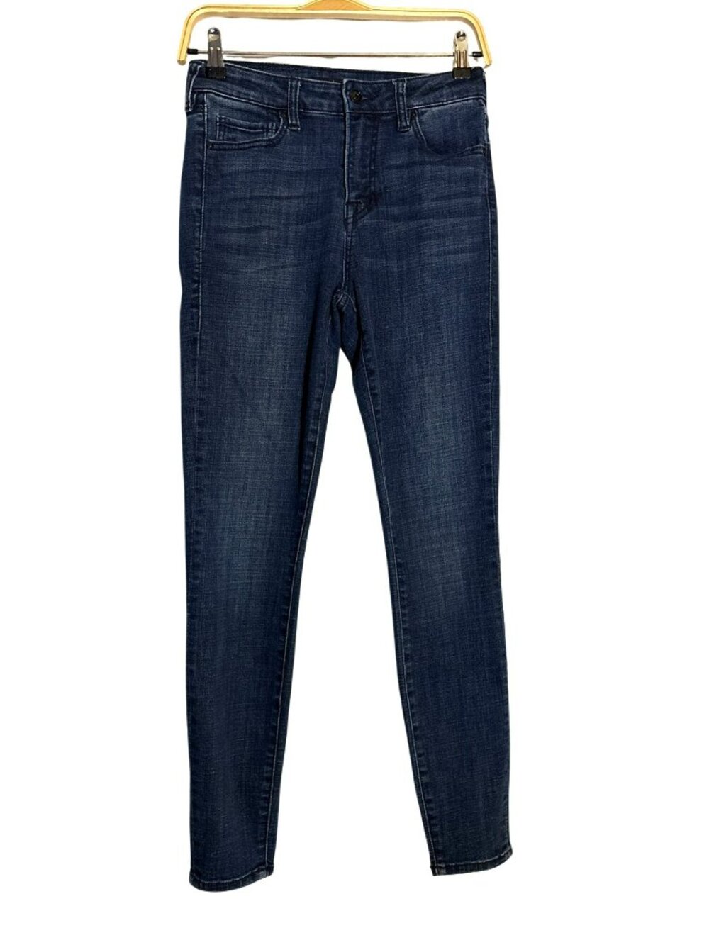 True Religion Halle High Rise Super Skinny Jeans Size 26 Dark Wash